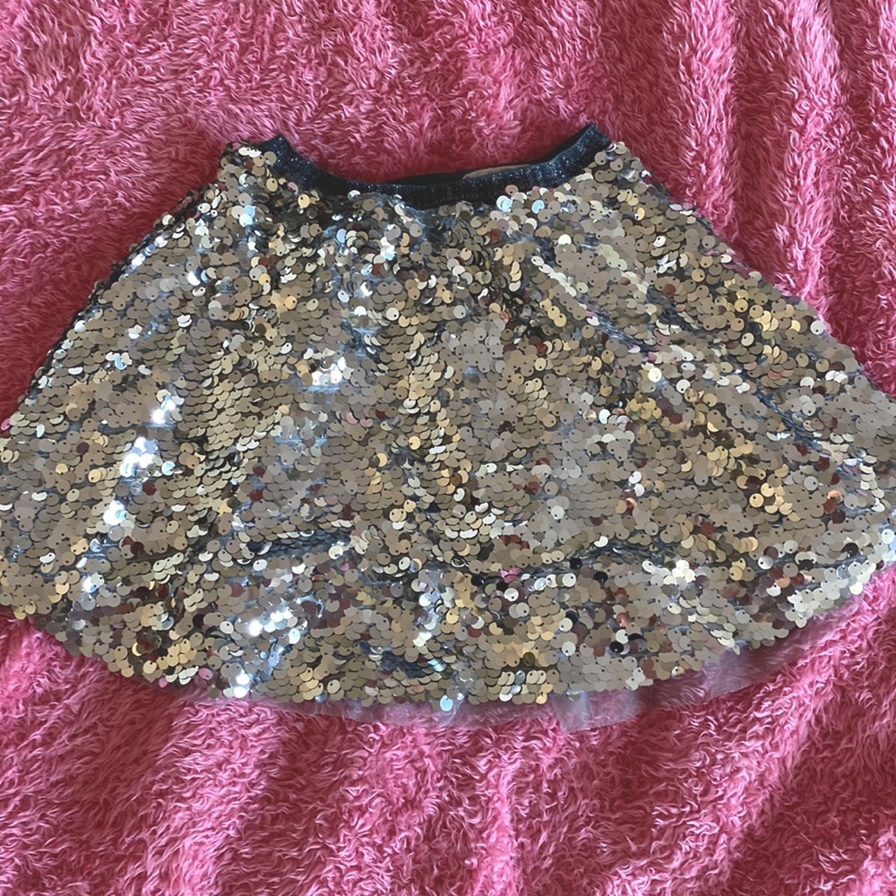 ZARA girls sequin skirt size 9